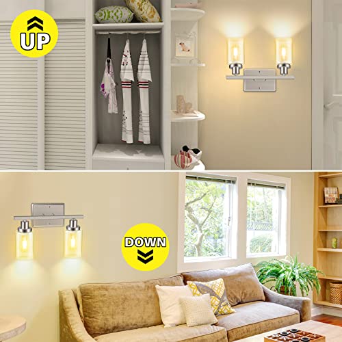 2 Light Wall Sconces