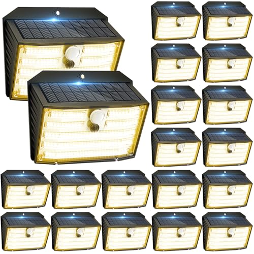 20 Packs] Solar Motion Lights Outdoor (20 Count)