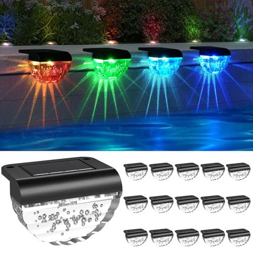 16 Pack Solar Deck Lights Outdoor (16 Count)