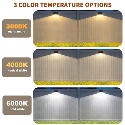 Solar Fence Lights 12 Pack (12 Count)