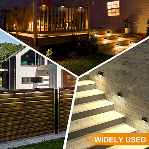 32 Pcs Solar Deck Step Lights Outdoor (32 Count)
