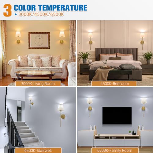 Battery Operated Wall Sconce Set of 2 (2 Count)