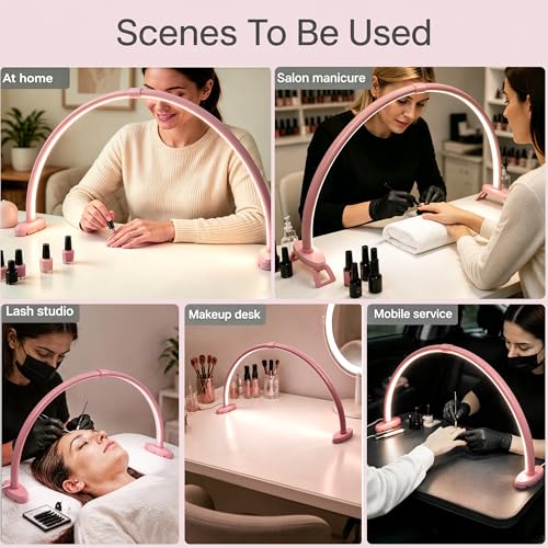 Half Moon Nail Desk Lamp