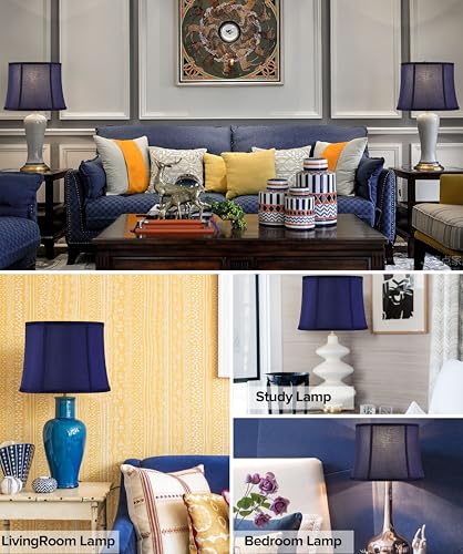 Medium Blue Lamp Shade Set of 1