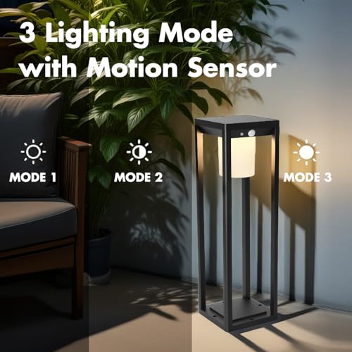 Solar Floor Lamp Outdoor Waterproof (3 Count)