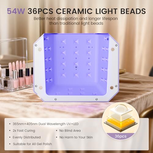 54W UV Nail Lamp