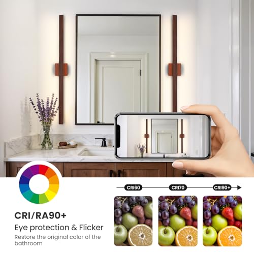 Modern Bathroom Light Fixtures Over Mirror