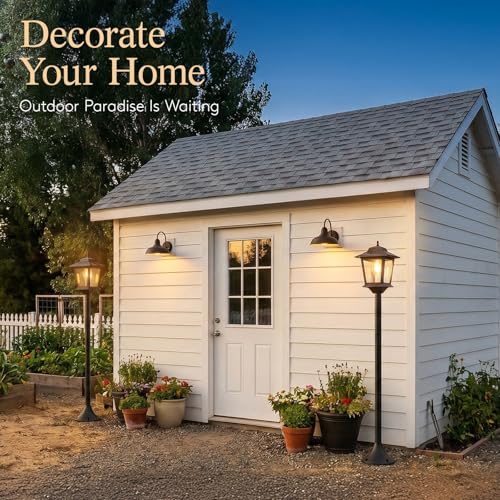 Solar Post Lights Outdoor (2 Count)