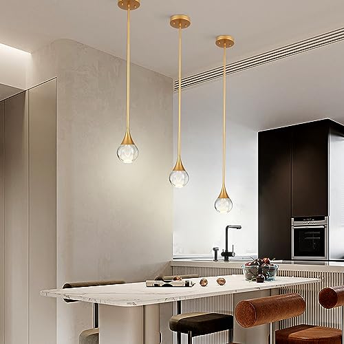 Gold Pendant Lights Kitchen Island