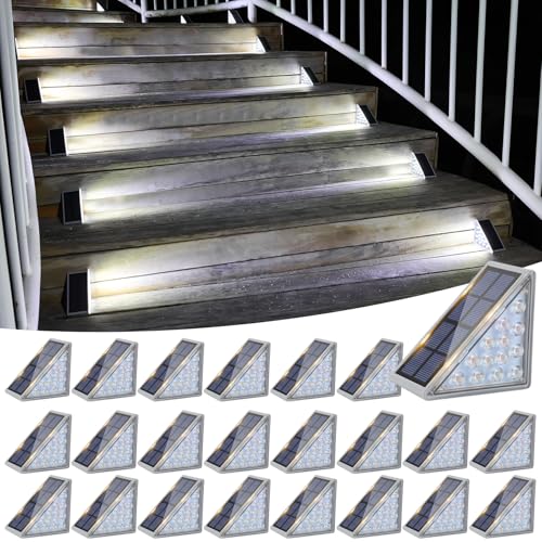 Solar Stair Lights 24 Pack (24 Count)