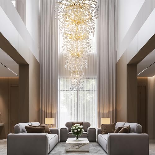 118'' Long Chandelier for High Ceiling