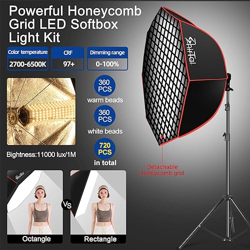 Softbox Photography Lighting Kit