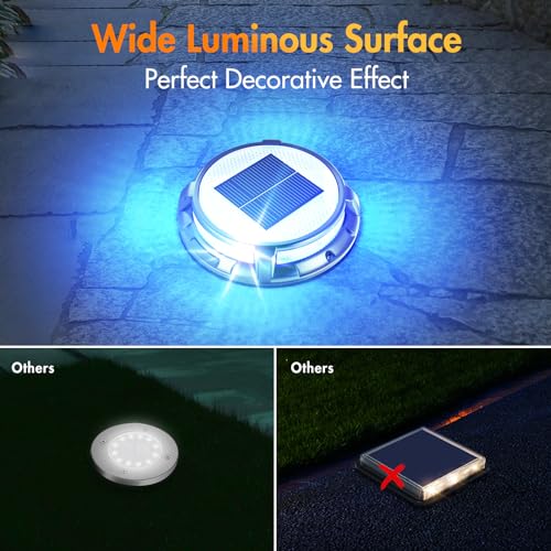 Solar Deck Lights for Outside (8 Count)