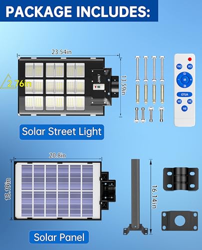 Y 9000W Solar Street Lights Outdoor