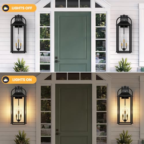 Dusk to Dawn Exterior Lighting Fixtures (2 Count)