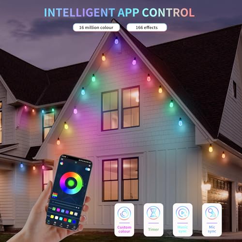 Outdoor String Lights 27FT