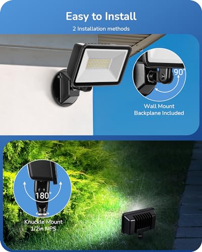 2 Pack 73W 10000LM Outdoor LED Flood Light (2 Count)