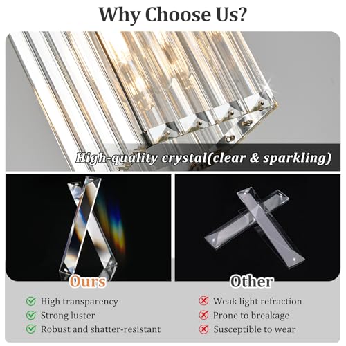 Modern Crystal Pendant Lights Kitchen Island