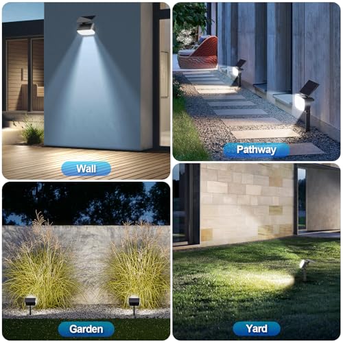 108 LED Solar Spot Lights Outdoor (4 Count)