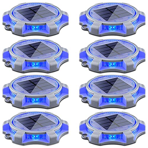 Solar Deck Lights Outdoor (8 Count)