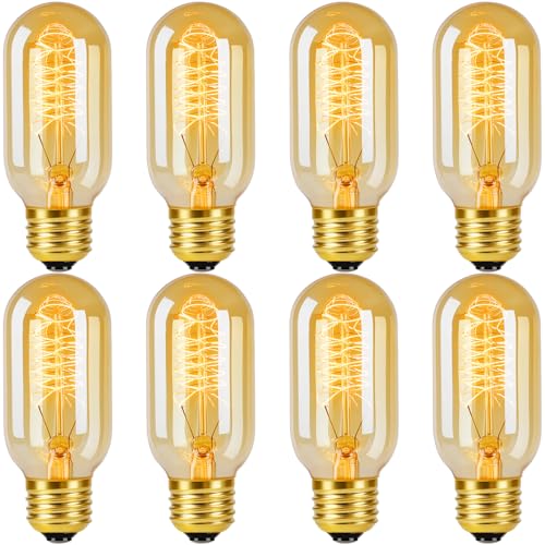 8 Pack Vintage Edison Light Bulbs 60W (8 Count)
