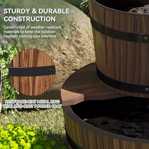 2 Tier Outdoor Water Fountain