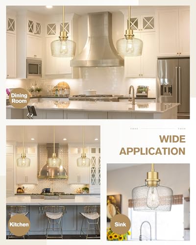 8 Inch Gold Pendant Light Fixtures