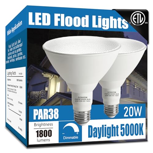 Par38 led Flood Lights Outdoor Light Bulb (2 Count)