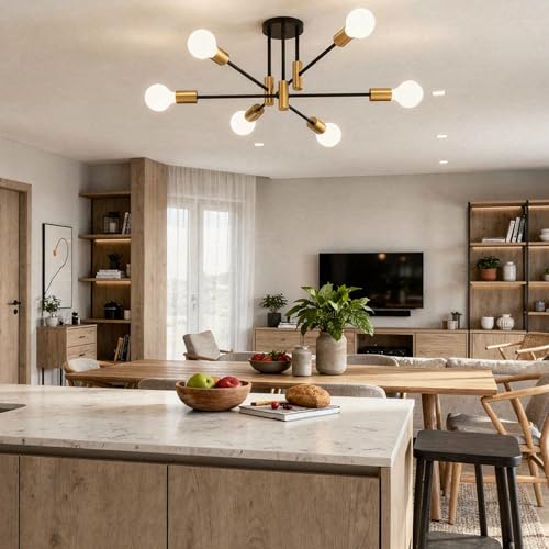 Modern Sputnik Chandelier
