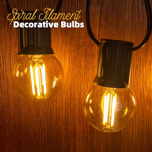 Dimmable G16.5 Amber LED light Bulb 40 Watt (2 Count)