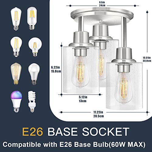 Semi Flush Mount Ceiling Light