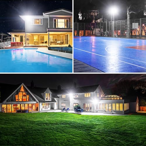 120W LED Flood Light Outdoor (2 Count)