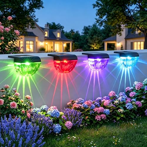 8 Pack Solar Deck Lights Outdoor (8 Count)