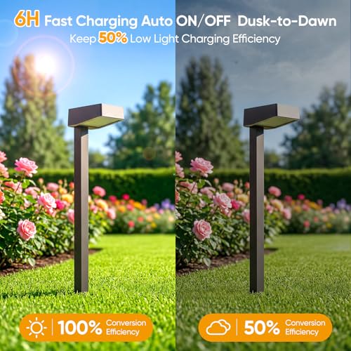 Solar Pathway Lights Outdoor (2 Count)