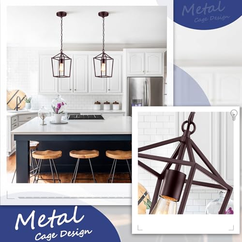 2 Pack Pendant Lights Kitchen Island (2 Count)