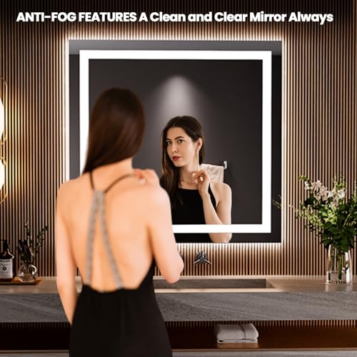 28"X30" LED Bathroom Mirror with Lights