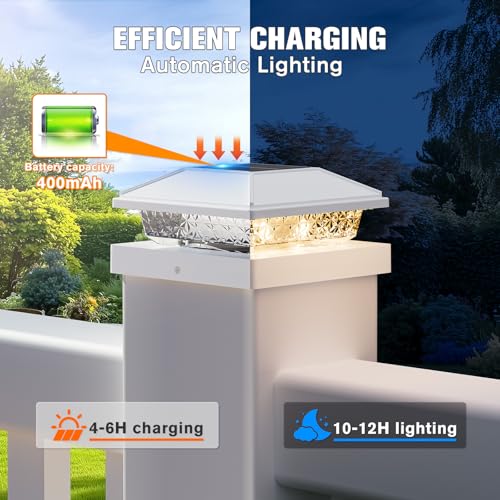 Solar Post Cap Lights (12 Count)
