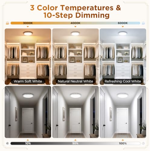 Rechargeable Ceiling Light 4 Pack (4 Count)
