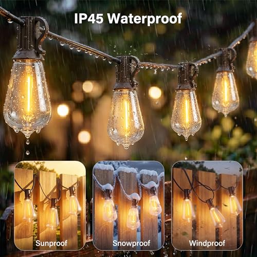 Outdoor String Lights 40FT (40 Foot)