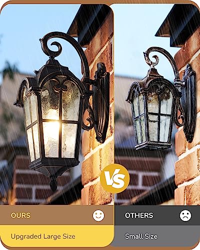 Dusk to Dawn Outdoor Wall Light (2 Count)