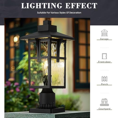 16.7 Inch Outdoor Post Light Fixture