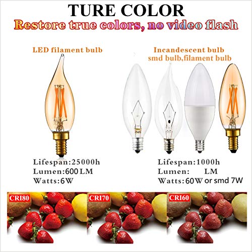 CA10 E12 Candelabra Bulb 40 watt (6 Count)