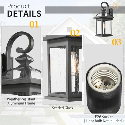 Dusk to Dawn Outdoor Lights Fixture Wall Mount