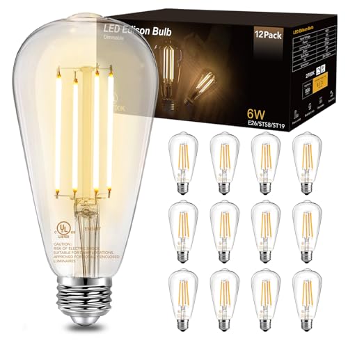 Vintage LED Edison Bulbs (12 Count)