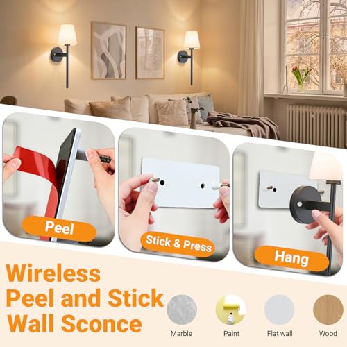 Battery Operated Wall Sconce (2 Count)