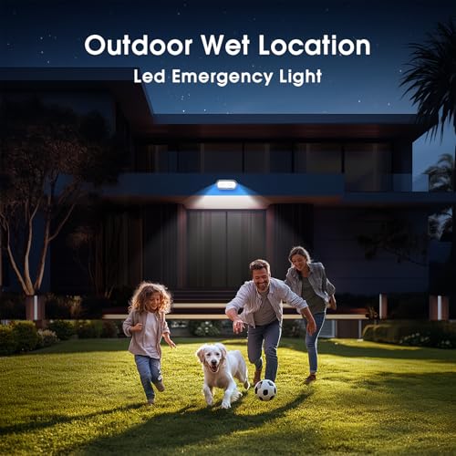 Wet Location Rated Outdoor Emergency Light