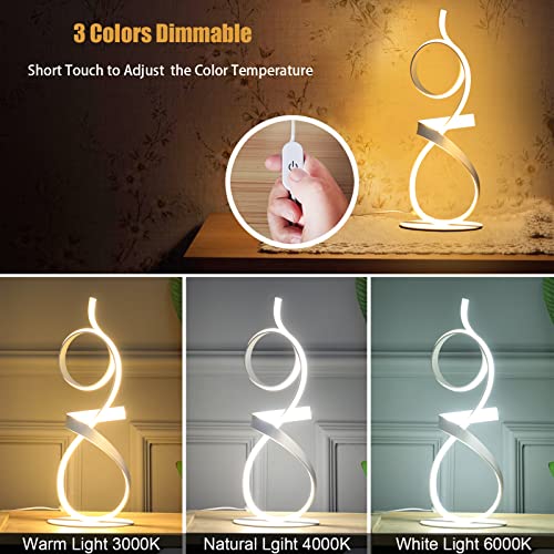21.6 Inches Modern Knight Design Table Lamp with Remote Control