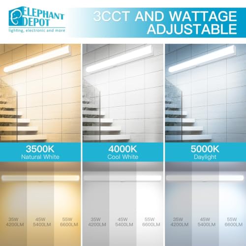 4FT LED Stairwell Light Fixture with Motion Sensor