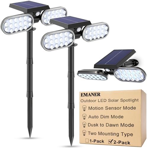 Motion Solar Lights Outdoor (2 Count)