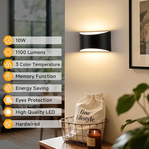 Modern LED Wall Sconce Set of 2 (2 Count)